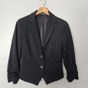 Express Low V Neck 2 Button Blazer